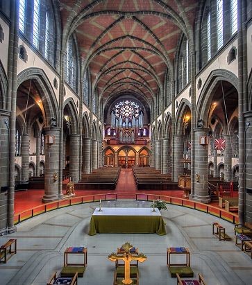 Vista del interior de la Catedral de Christ Church (Victoria)